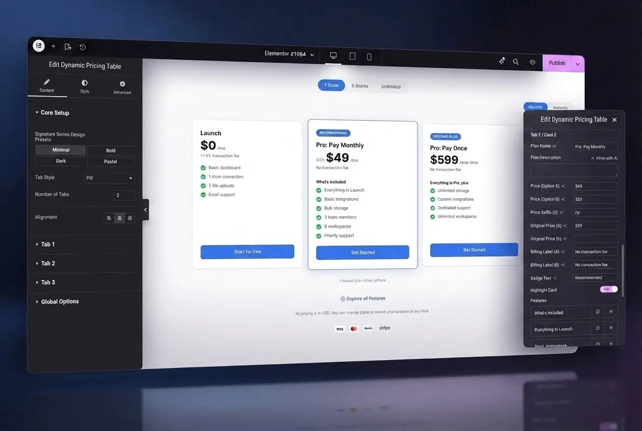 Widgets Designed Around Real Websites